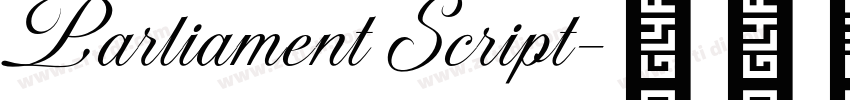 Parliament Script字体转换